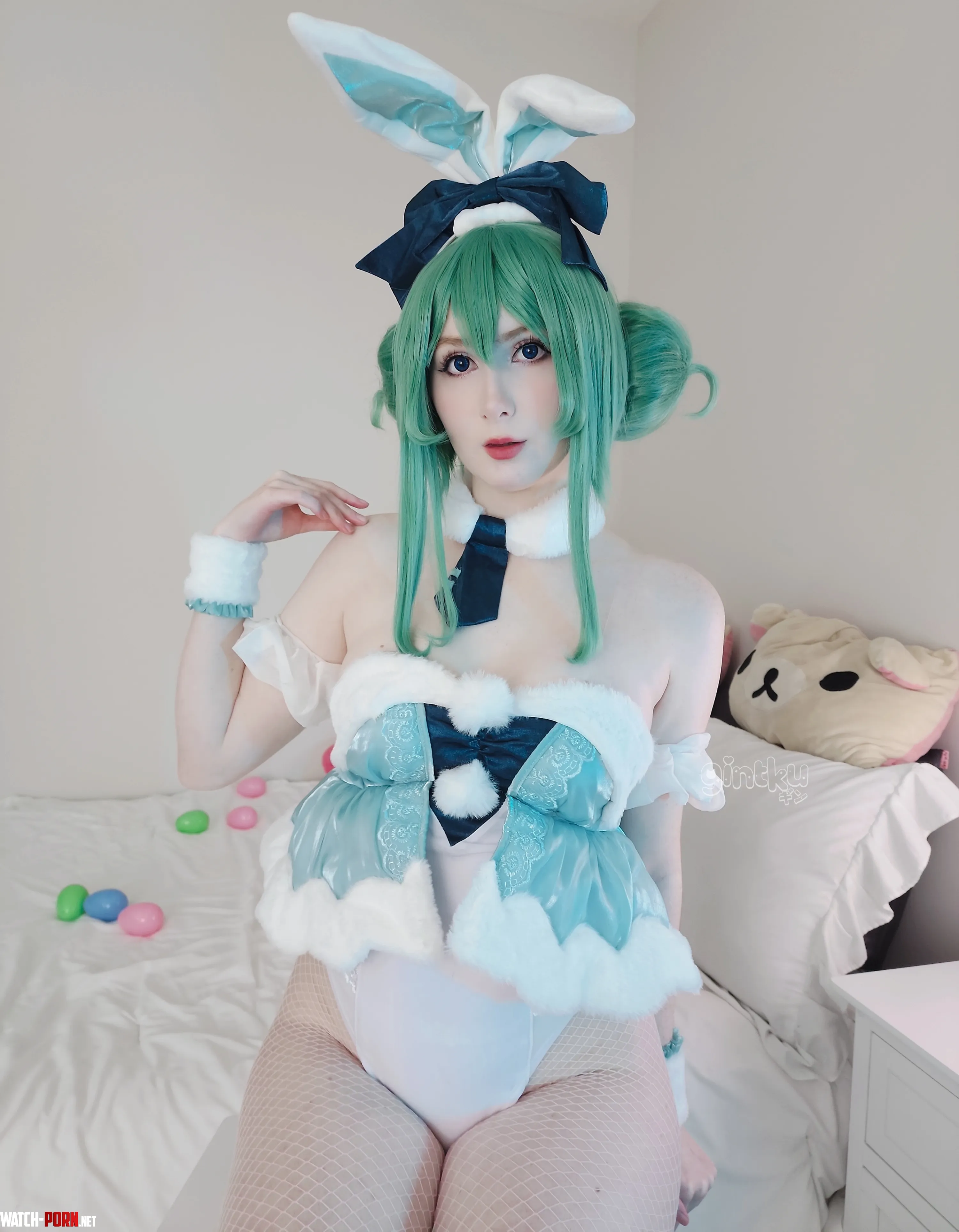 Miku Bunny Cosplay by gintku by gintku