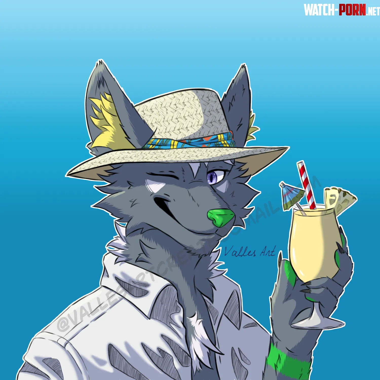 Hey do you want a drink Commission delivered 3 by VallesGames