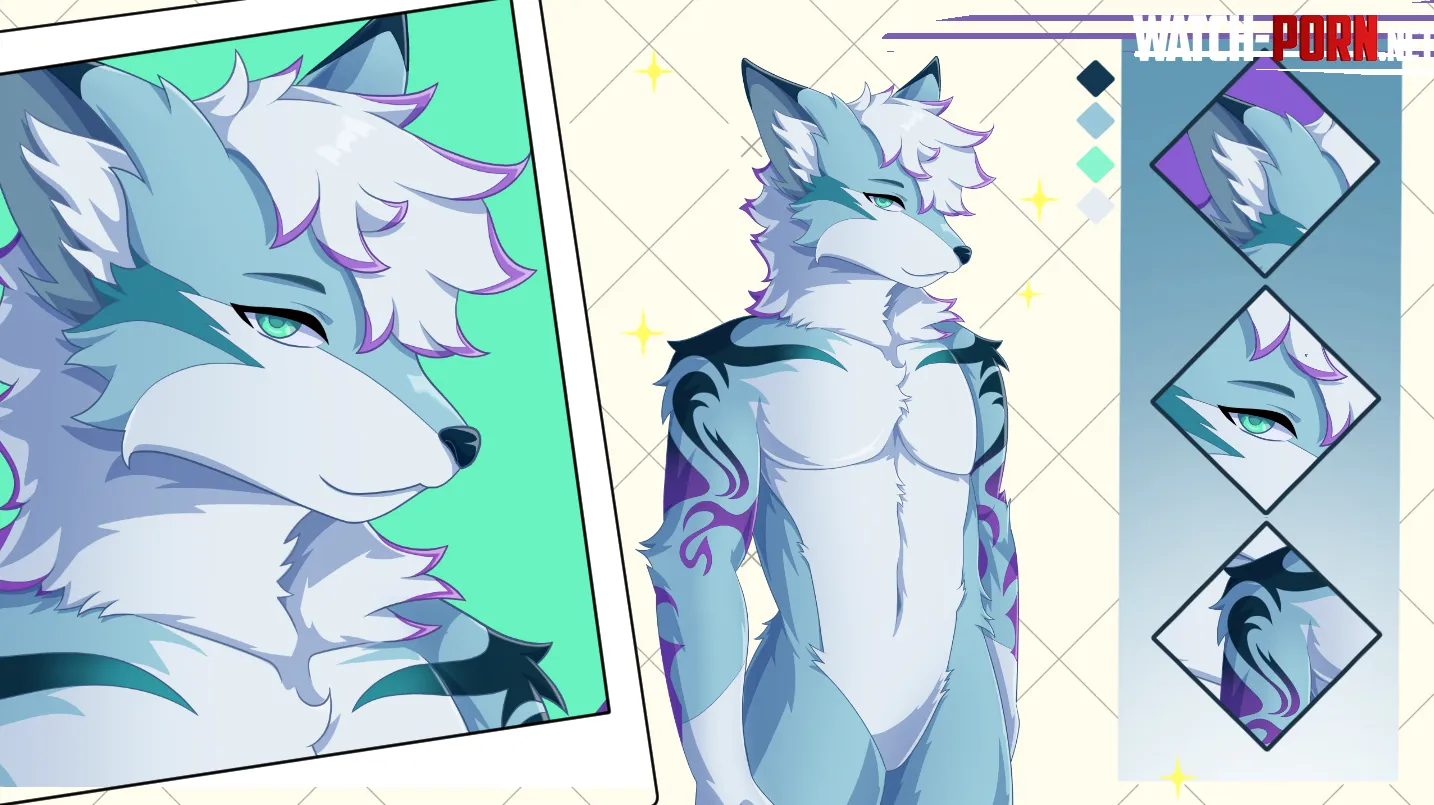 frosty wolf fursona  art by me by hikaruharuka