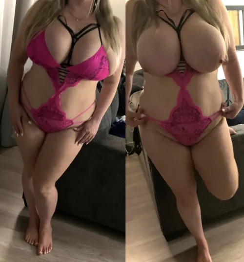 Thumbnail Fashion Choices: Was Pink a Good Choice? Insights by Bustyhousewifey in BigBoobsGW