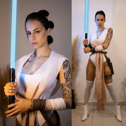 Thumbnail Rey Cosplay by Nicky Brum - Captivating starwarsnsfw Reveal