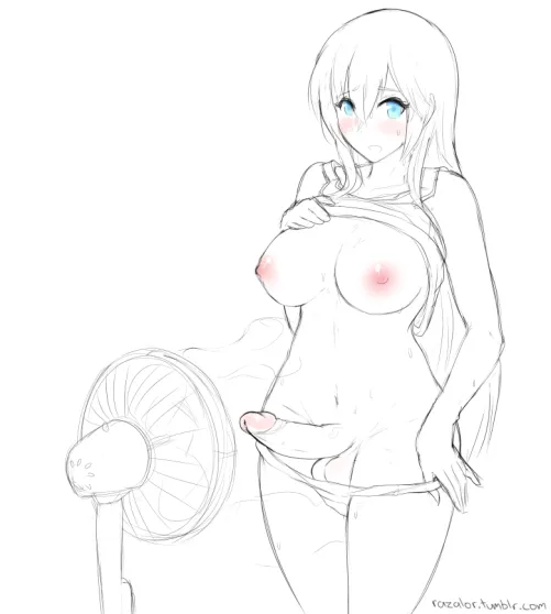 Thumbnail Cooling Off Razalor by myfriendscantknow - Futanari Content