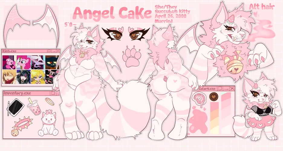 Thumbnail Delving into the World of Furry with 'AngelCake 20 Ref' by Neapawlitan