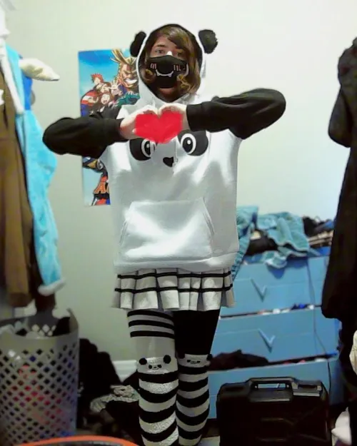 Thumbnail 'hell yeah panda fit' Fashion Review by bigbob654321 | femboy Trend Alert