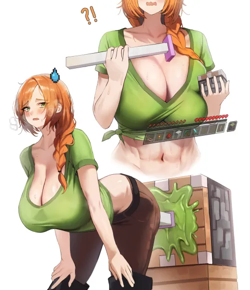 Thumbnail Zewen_Senpai Delves into the World of Milf Alex in Minecraft