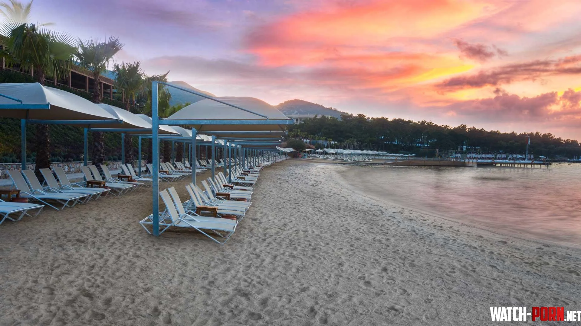 Beautiful sky over the Turkish coast of Bodrum by rosymelanie