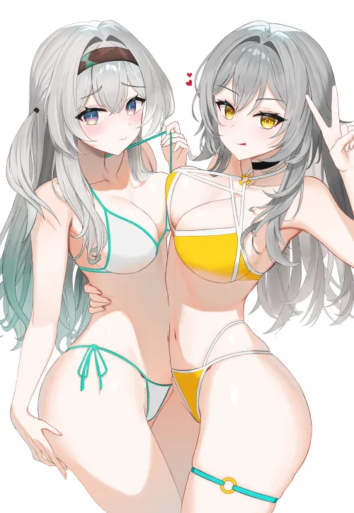 Thumbnail Unveiling Swimsuit Firefly and Stelle Honkai Star Rail | marxsander2016