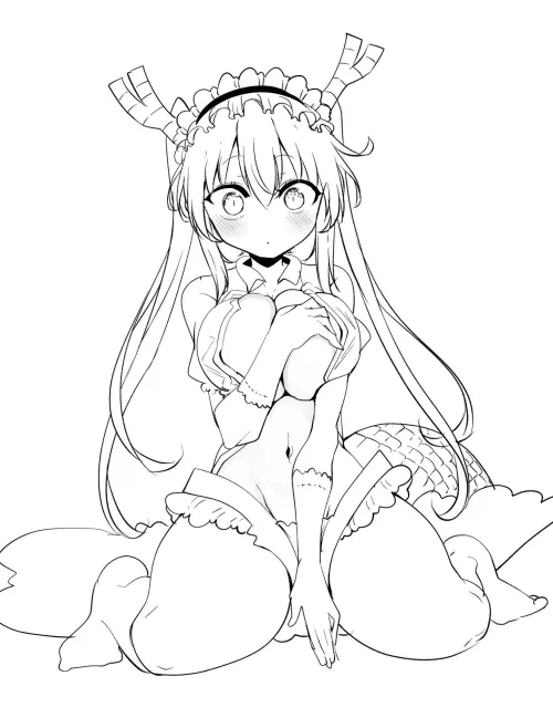 Thumbnail Discover Tohru Illustration by Zallre in Thighdeology Category