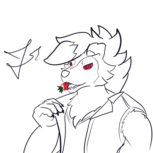 Thumbnail Savoring 'Eating Red' Art by Lost_Researcher_6531 in Furry Category