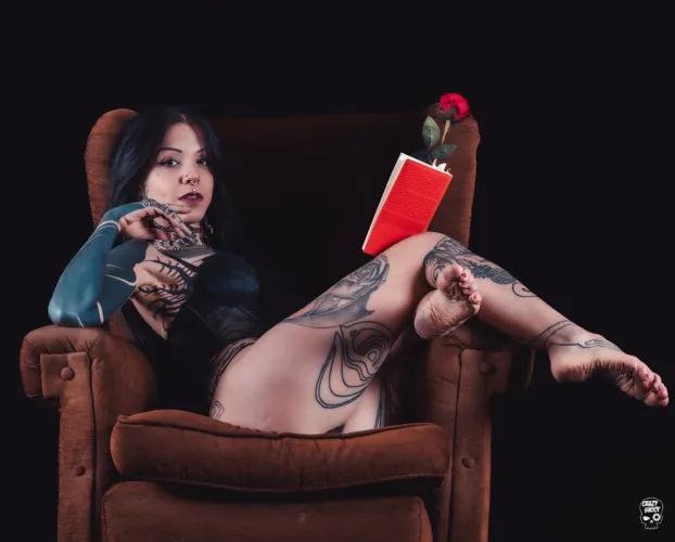 Thumbnail Indulging in Naughty Reads with Imdollydarko | gothsluts