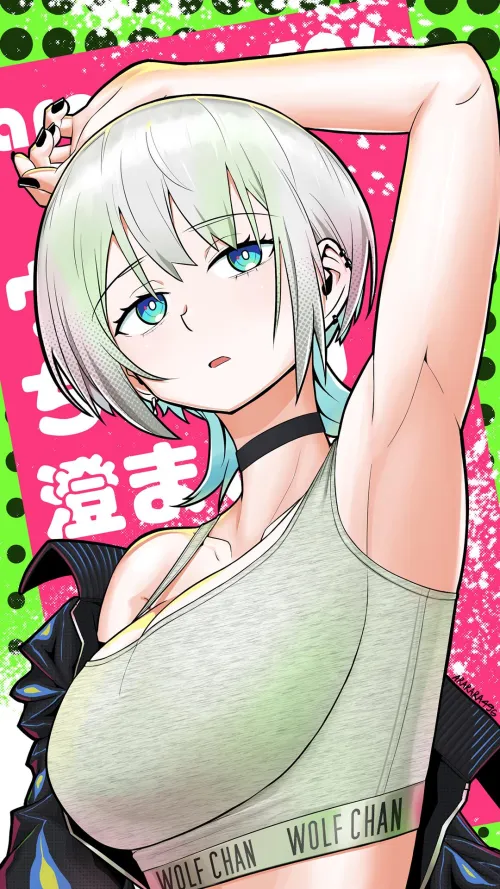 Thumbnail Fuyuko Ookami from Wolfchan: A Dive into Anime Armpits | TheRoySez