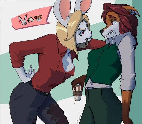 Thumbnail Enjoy the Interaction Between OCs in Furry Art by Interlude_00