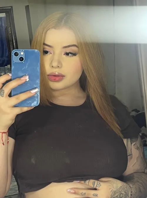 Thumbnail Redheadbabyxo's Love for the New Black Top - croptopgirls