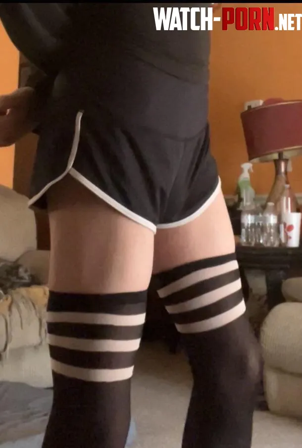 Back in my Femboy shorts again 3 by Comfortable_Monk_563