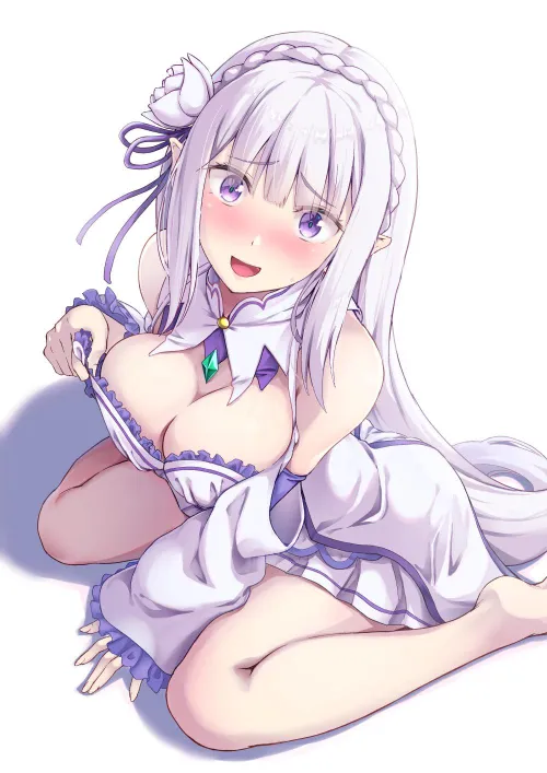 Thumbnail Emilia Tan Re Zero Showcase by Silent_Steak_9540: Ecchi Observations