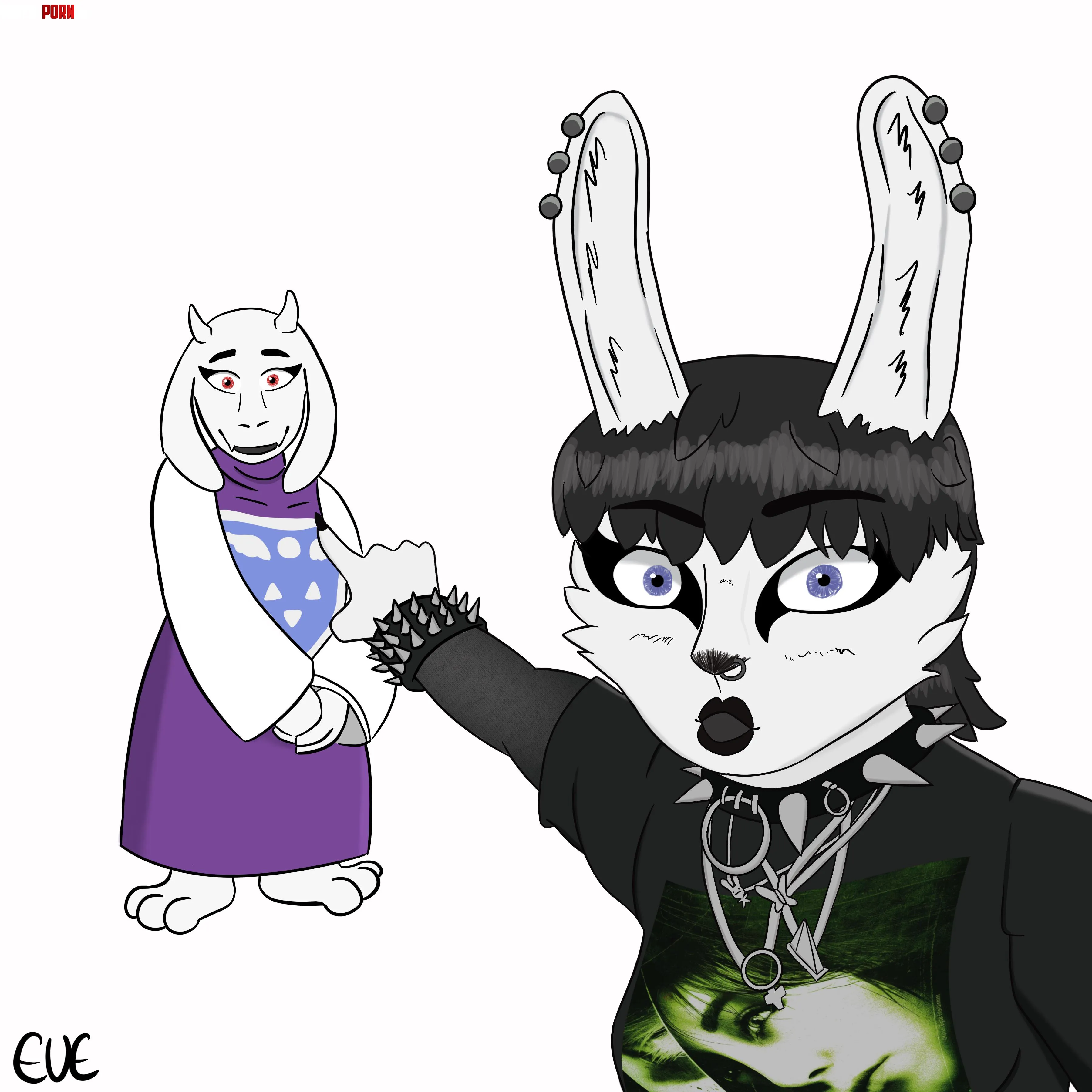 My life is kinda falling apart rn so youd expect my art to get edgy or dark Nah I just drew my fursona soyjacking at Toriel by HigaDeDrip