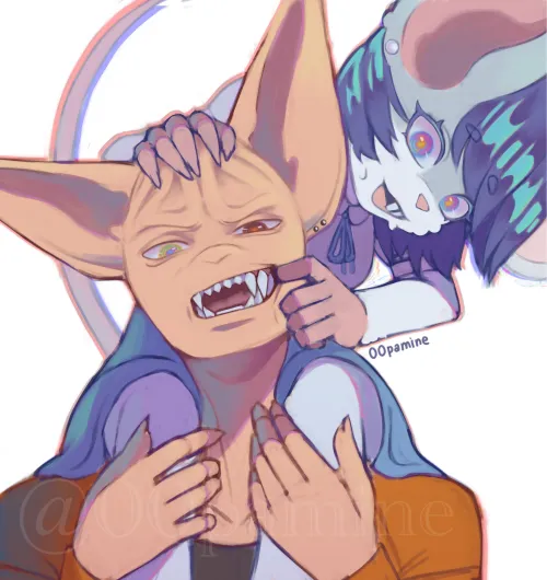 Thumbnail Creating Furry Art: Sharp Teeth by 00pamine