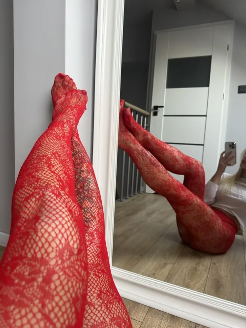 Thumbnail Red Pantyhose: A Bold Choice in Legwear Fashion