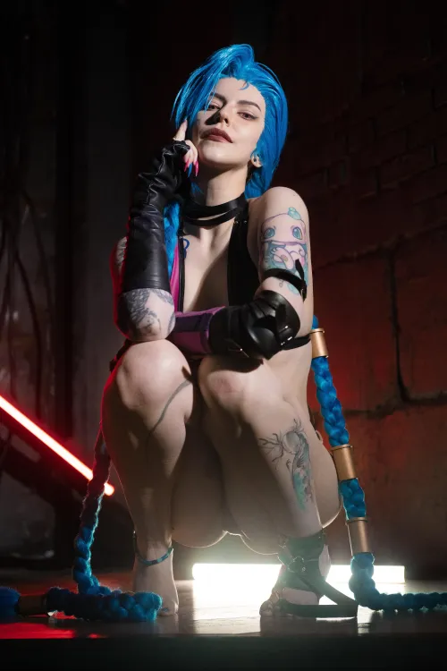 Thumbnail Jinx Arcane Cosplay by BakaFuwa for Rule34LoL Fans