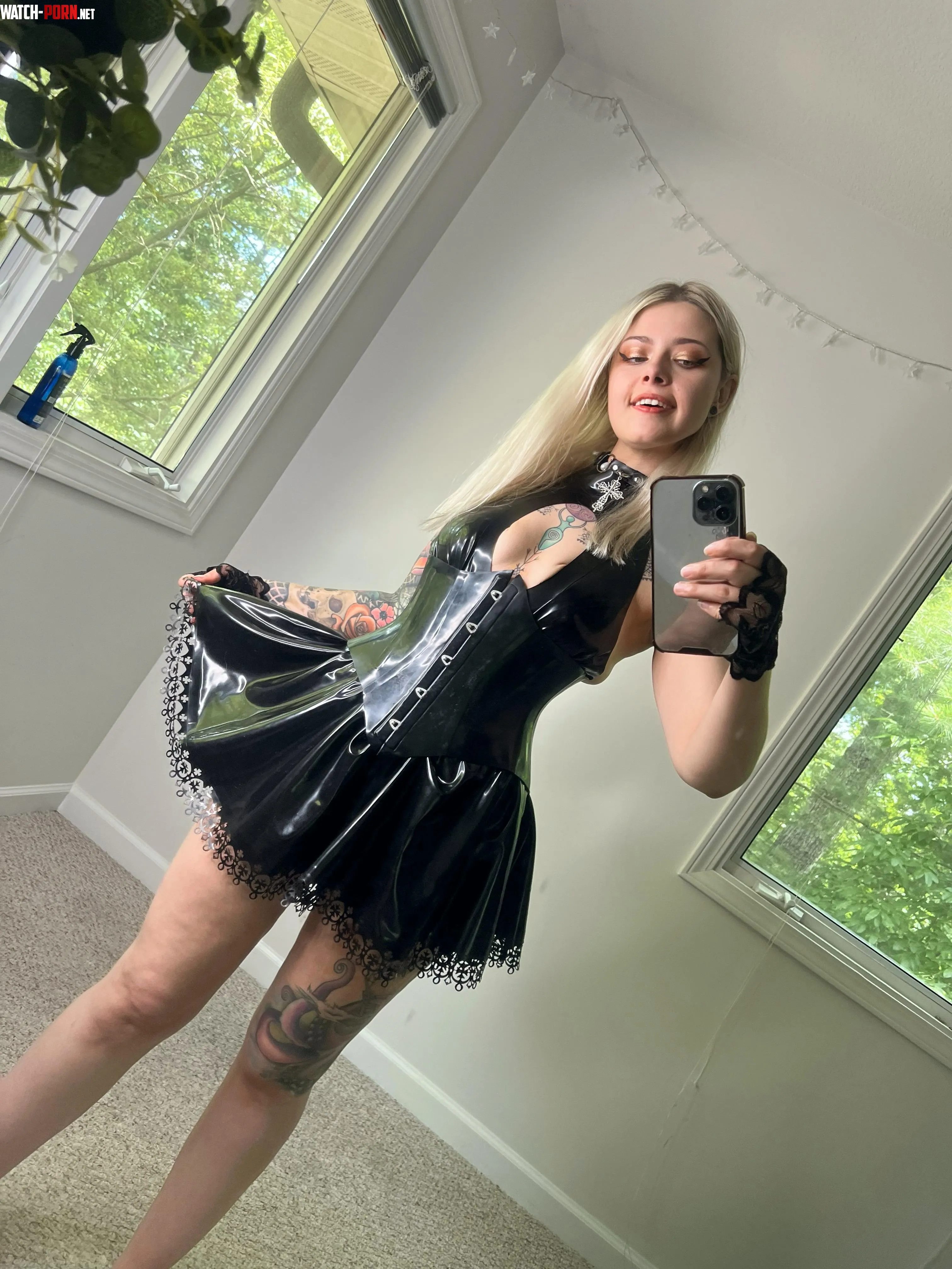 Latex skirts are so cute by MistressMercyxoxalt