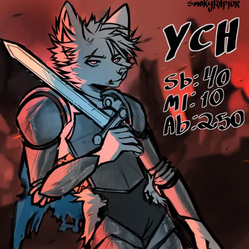 Thumbnail Ananihsu's Last Warrior YCH Challenge in Furry Art