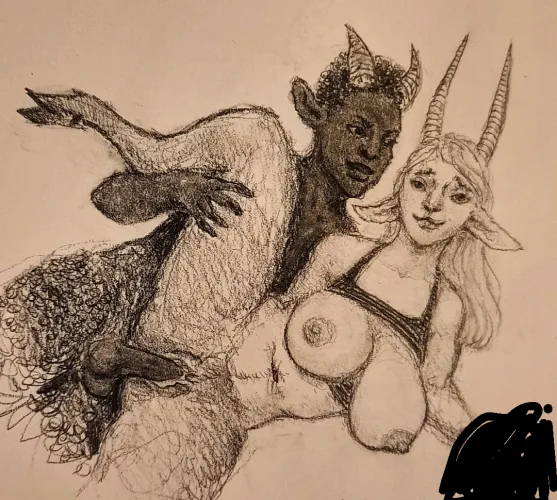 Thumbnail Exploring the Allure of Huge Faun Tits - MonsterGirl Insight