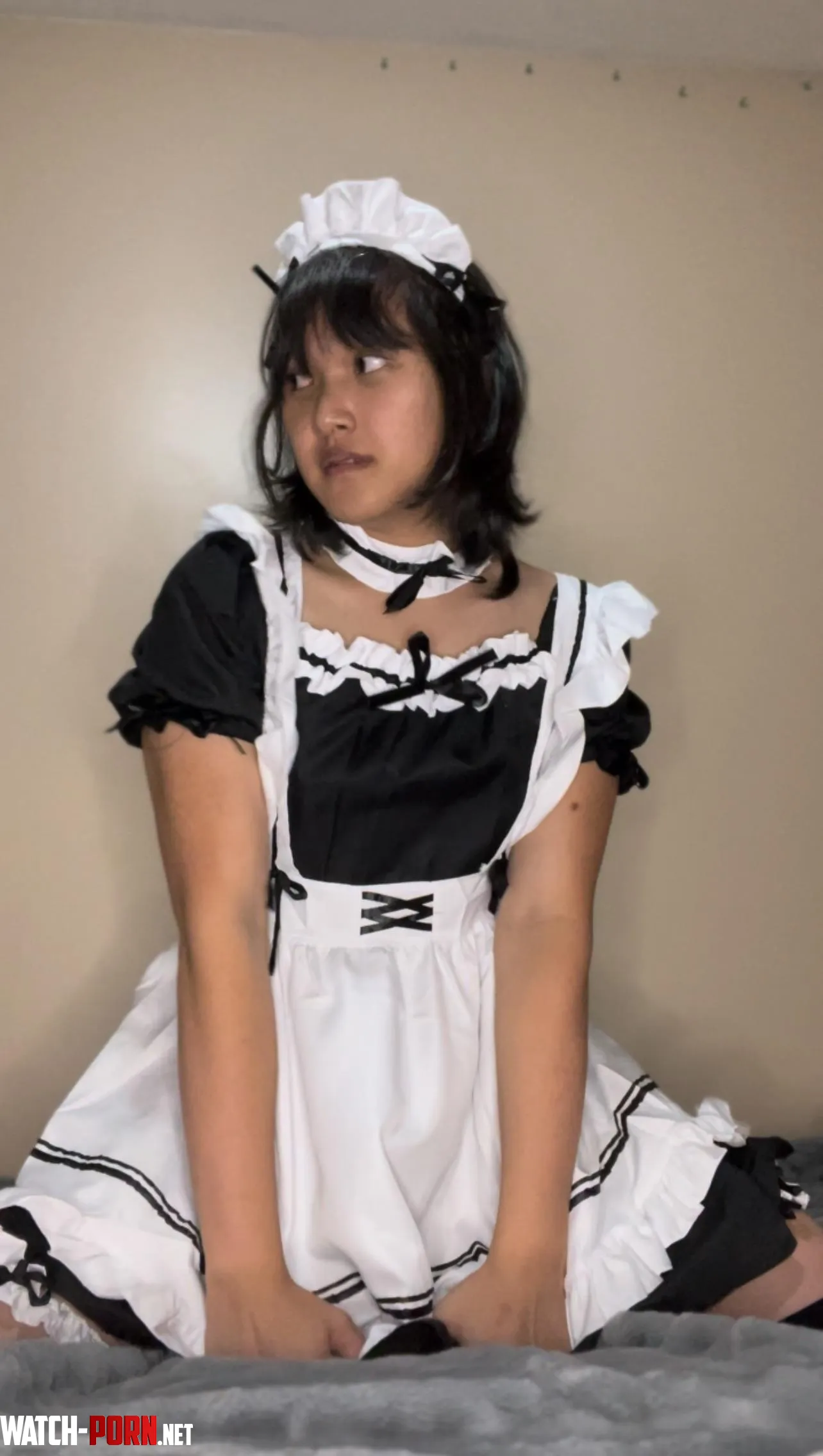 Wanna feel obsessed with yourself Get yourself a maid outfit  by EverestAtNight