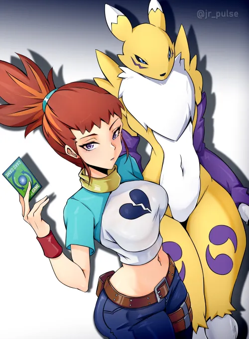 Thumbnail Rika Nonaka in Digimon Tamers - Exploring Jrpulse's Artistry by No_Stay_7237 | Ecchi