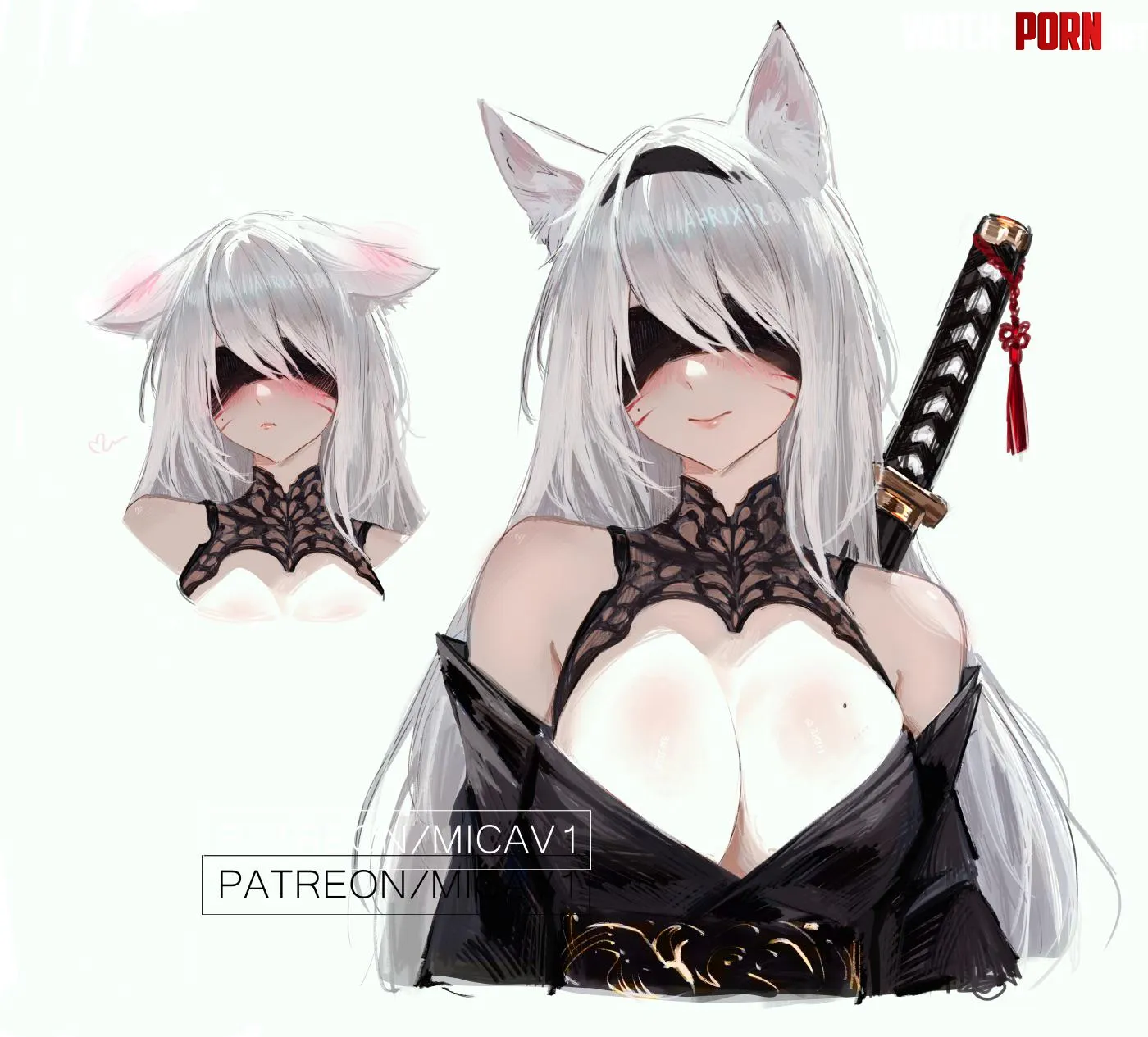 Kitten 2B Micav1  by MindlessCell22