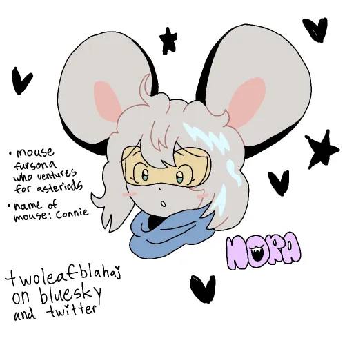 Thumbnail heliostrans Delight with Gay Space Mouse Fursona OC Art