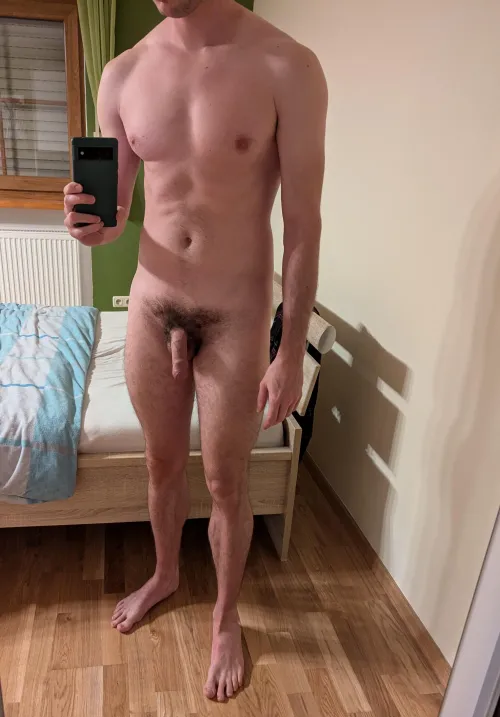 Thumbnail 5'11, 155 lbs Just a Skinny Guy by PriorityLeast39 in Normal Nudes