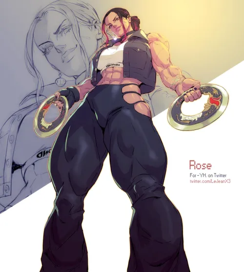 Thumbnail EroMestre's Fitdrawngirls Universe: Rose-The Dancer LeJeanX3 Final Fantasy XIV