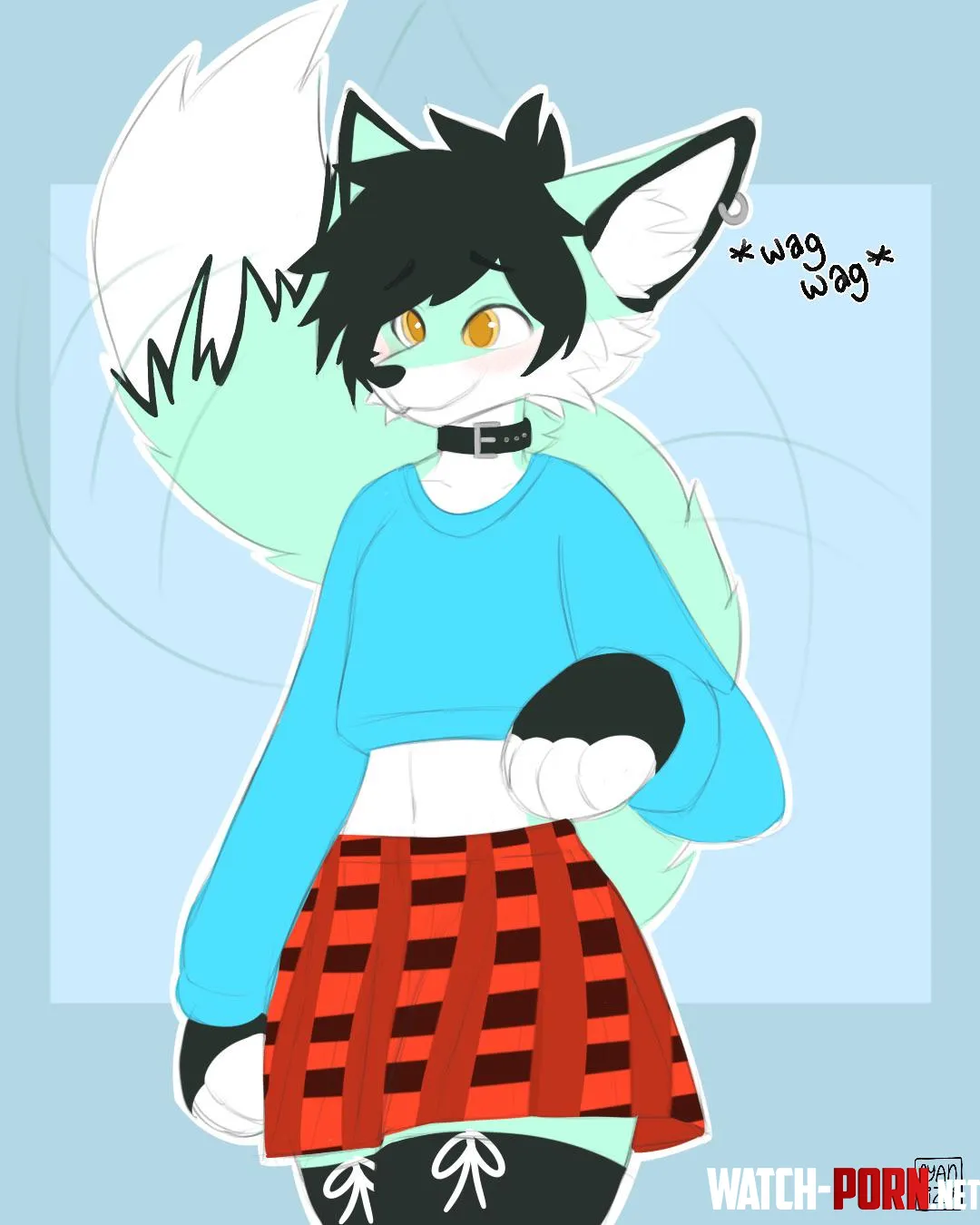 Plaid skirts Anyone art by me by cyanfiz