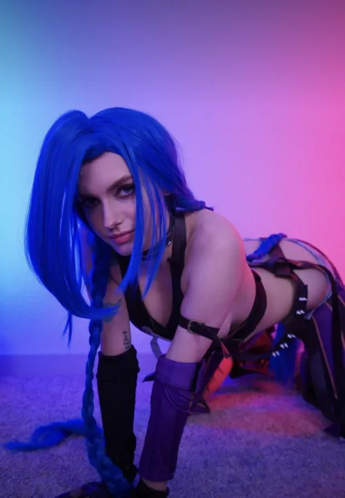 Thumbnail Jinx Cosplay in Honor of Arcane S2 by novaruu_ in CosplayGirls Category