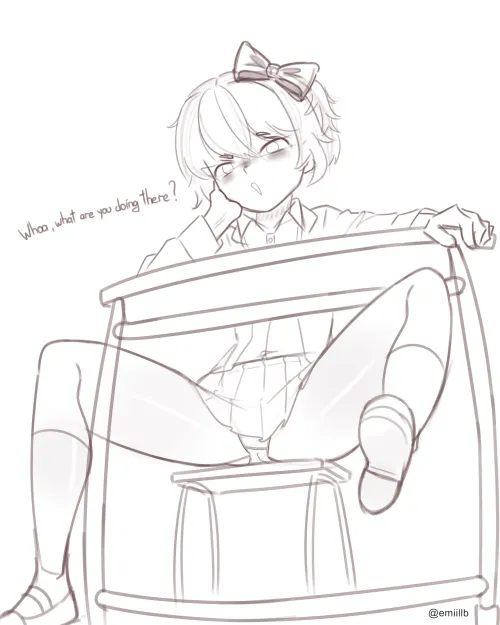 Thumbnail Sayori Desk Pose: Artistry by Ok_Path_8969