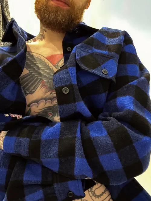 Thumbnail Flannel Weather: Celebrating the Season with hogibearr in Hot Guys with Tattoos