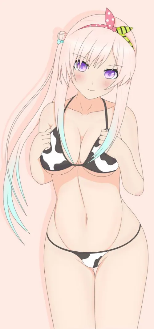 Thumbnail AnimeChan39's Ecchi Delight: Unveiling 'Iofis Cow Bikini'