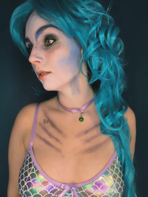 Thumbnail Quick first attempt at siren makeup by AlluringAprilx - cosplaygirls