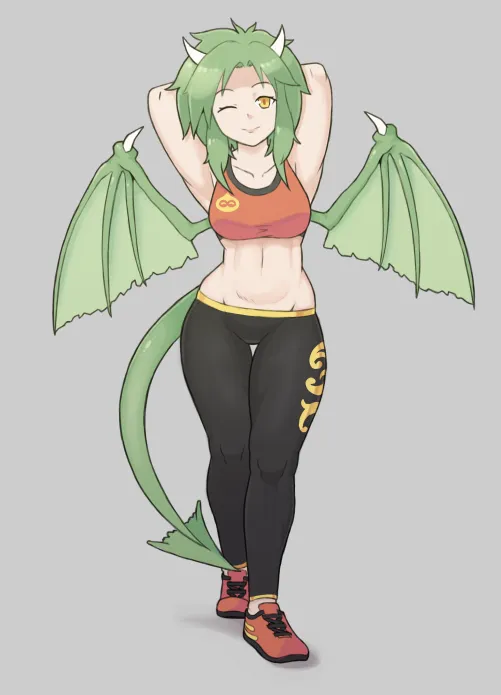 Thumbnail Get Sporty with a Dragon in the MonsterGirl World by Jaxx1992