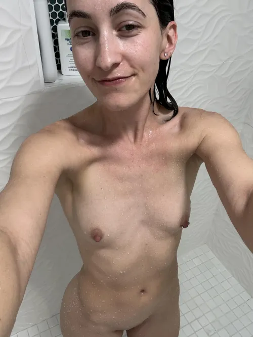 Thumbnail Small Titty Shower Selfie: WithLoveRose's Snapshot in aa_cups