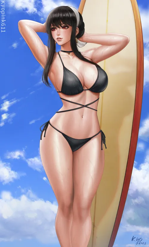 Thumbnail Surfer Babe Style in Spy X Family Pantsu by A_MASSIVE_PERVERT