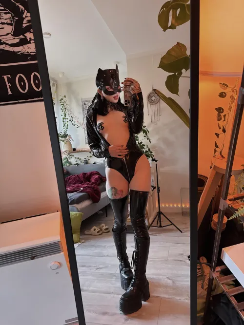 Thumbnail Wild Cat Companion in Latex Fun | VannahbabyB