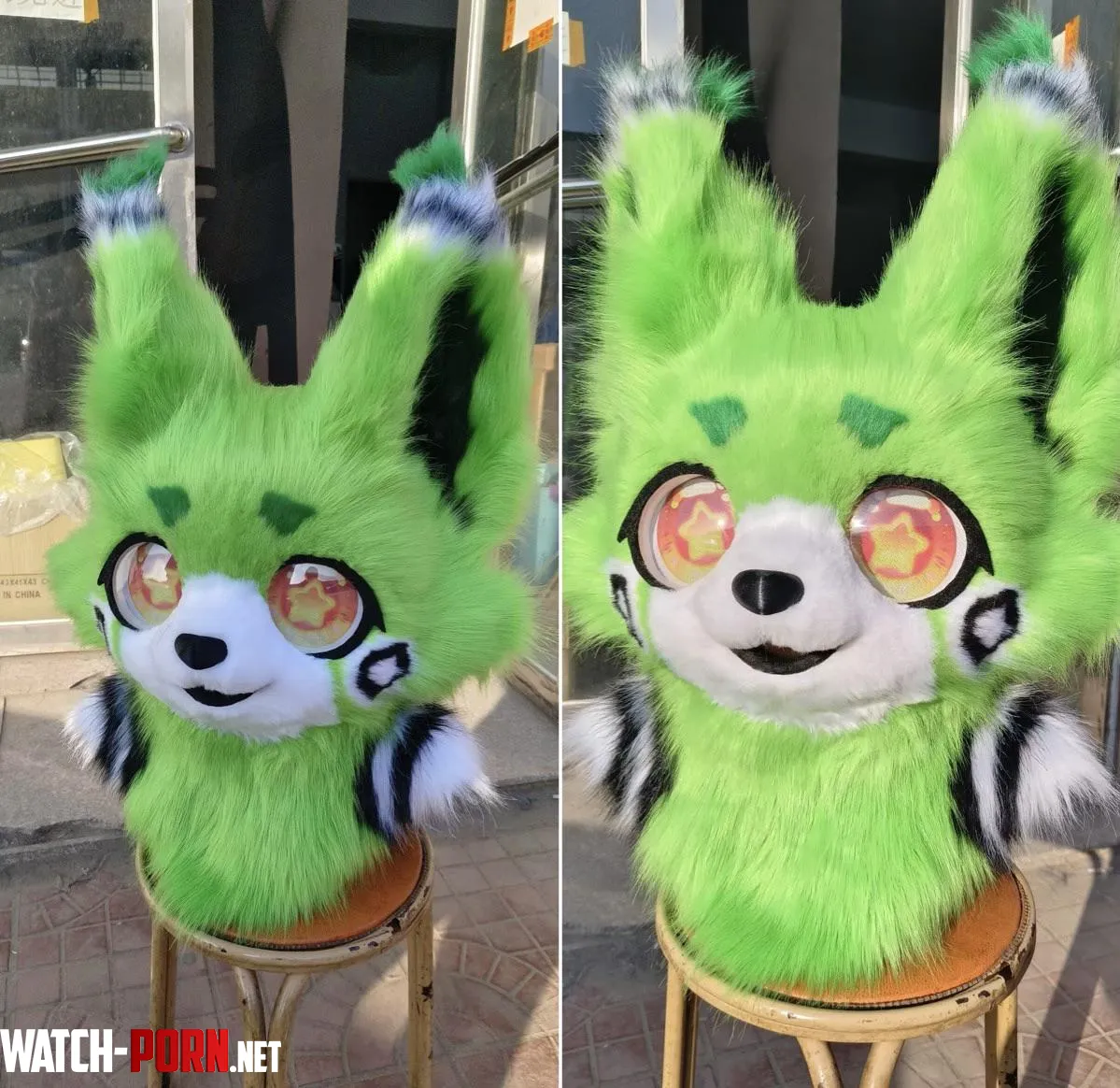 Complete fursuit head needing to sell  by CatalopeSeats