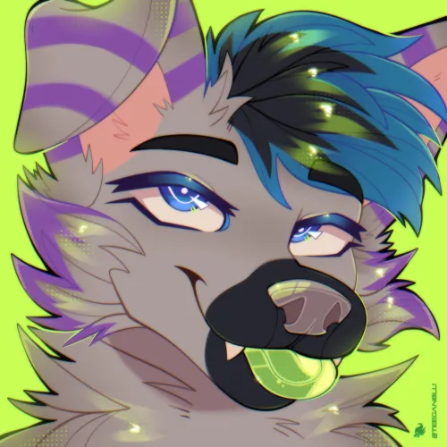 Thumbnail Teeganblu's Soft Pupper Blep Art - Dive into the Furry World