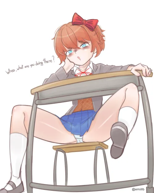 Thumbnail DDLC Rule34: Sayori's Desk Display by Ok_Path_8969