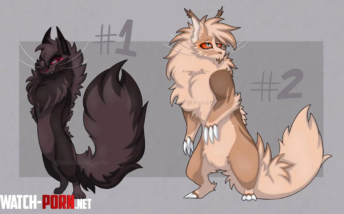 OPEN Adoptables of my original Species   Comment or Send me a Message for more Info  by KittenAna_ShowArts