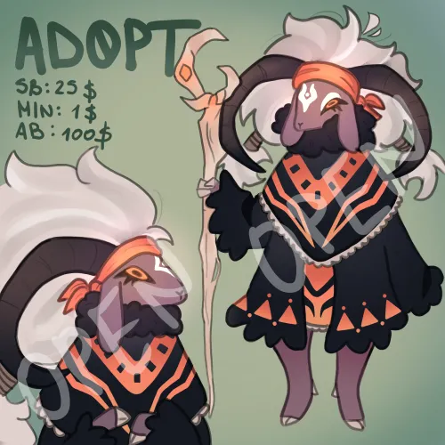 Thumbnail Adoptable Auction by Coton_art in the Furry Category