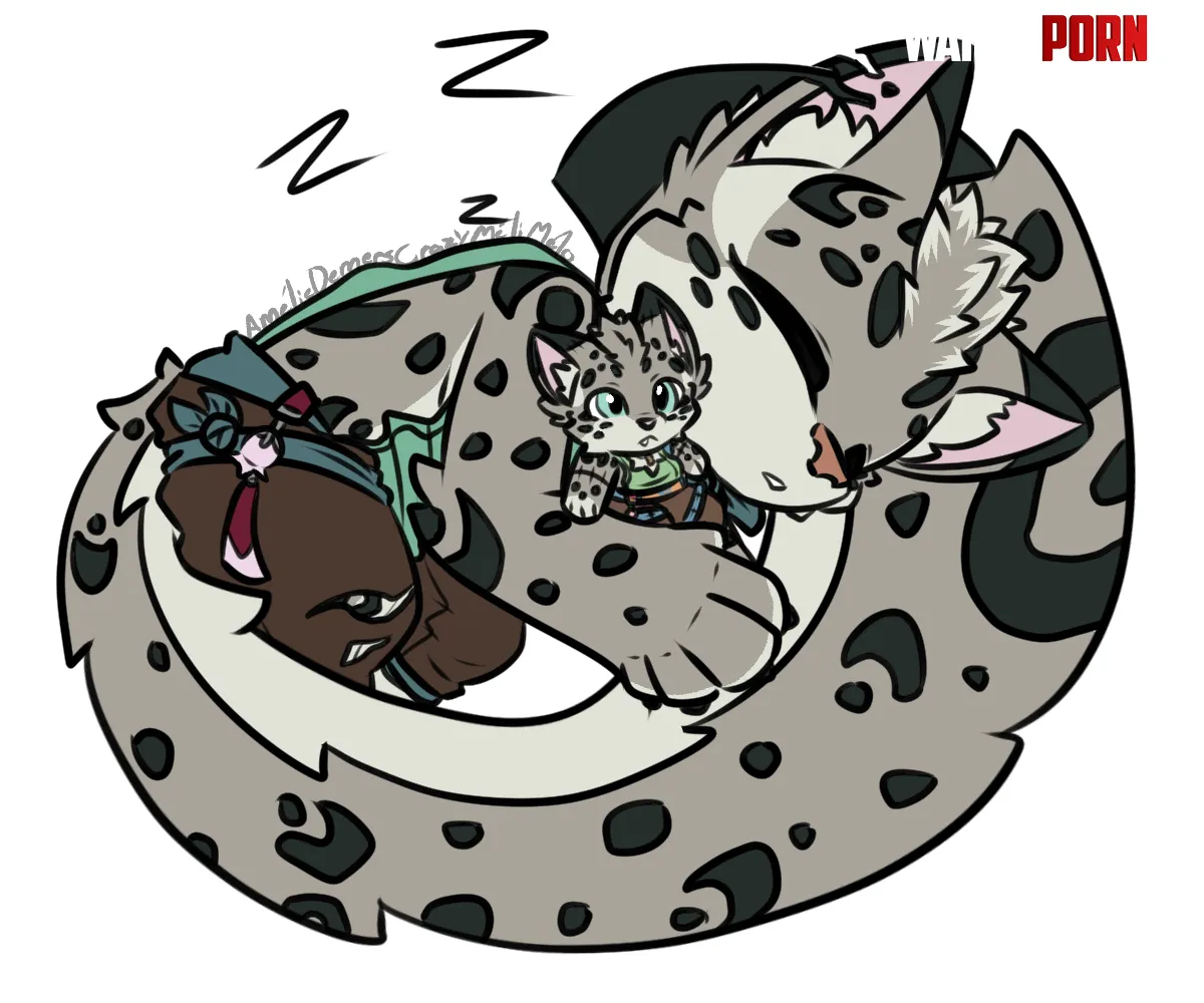 For Hire DnD Plush Snuggle Art and Malik c Me by CrazyMeliMelo