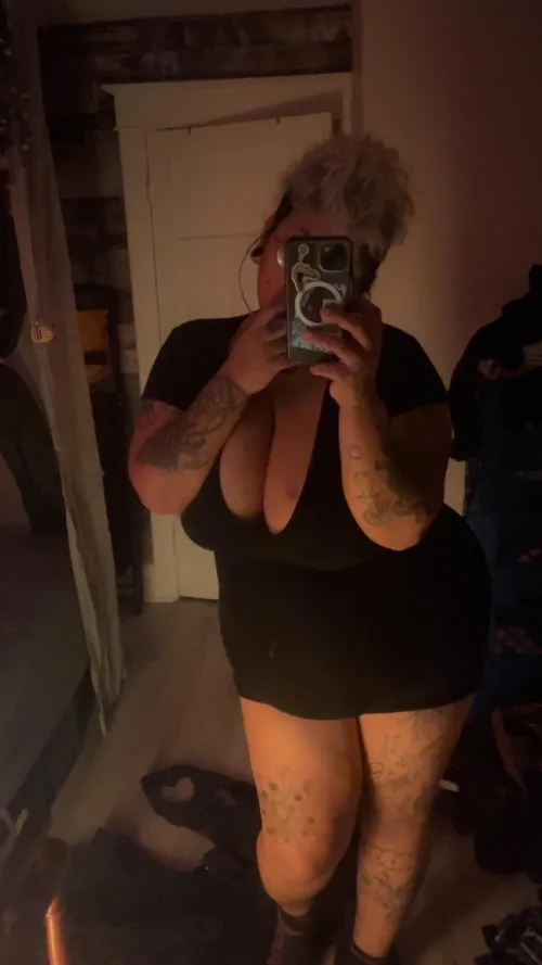 Thumbnail BBW Stella-ella-oh-la: Black Dress Fantasies