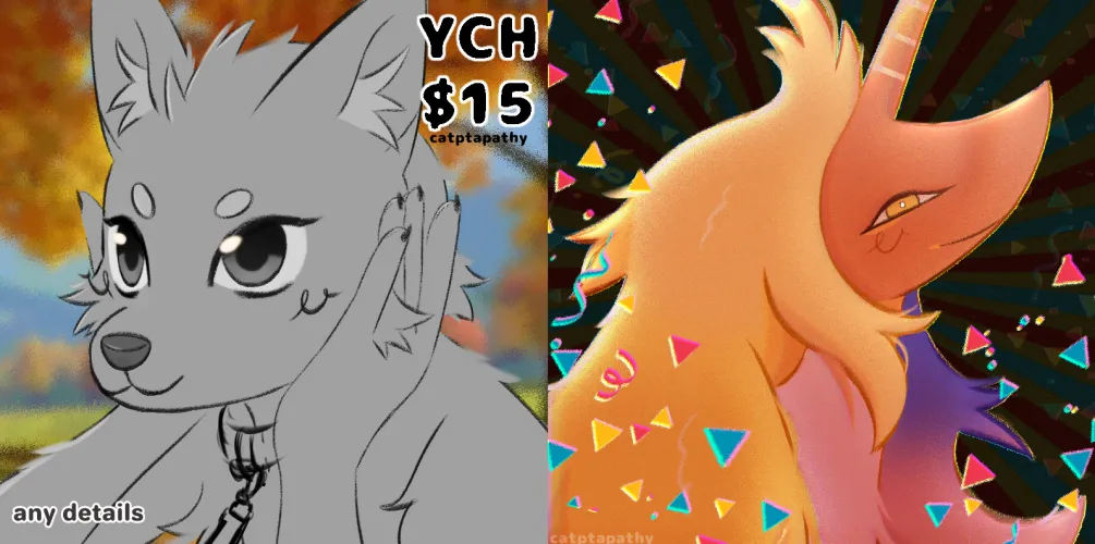 Thumbnail Get Involved: Katezara Opens YCH for Furry Art